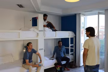 Bed in 10-Bed Male Dorm Shared Bathroom