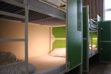 Bed in 8-Bed Mixed Dorm Shared Bathroom