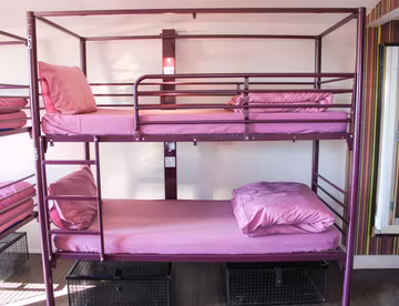 Bed in 15-Bed Mixed Dorm Shared Bathroom