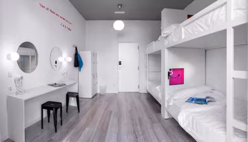 Bed in 4-Bed Female Dorm Shared Bathroom