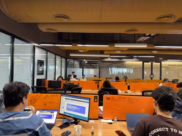 Zostel office environment